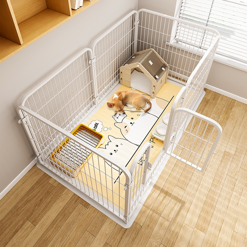 Dog Pet Fence Indoor Home Use Free Combination Dog Cage for Small and Medium-Sized Dogs Teddy Corgi Large Size Dog House