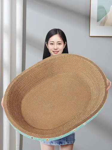 Сопротивление кошачьей пластины и захватывающие гнезда, износ и износ, царапины и царапают супер большие бассейны для кошачьих гнезд.