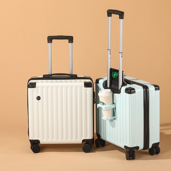 18寸行李箱女轻便拉杆箱多功能密码出差20寸旅行箱小型登机皮箱子