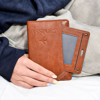 Integrated passport clip storage bag high-value multi-function card bag travel fashion women's new style air ticket clip certificate