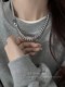 다목적 티타늄 강철 쿠바 목걸이 힙합 남자와 여자 트렌디 한 멋진 스웨터 체인 커플 간단한 스웨터 체인 쇄골 체인 금속
