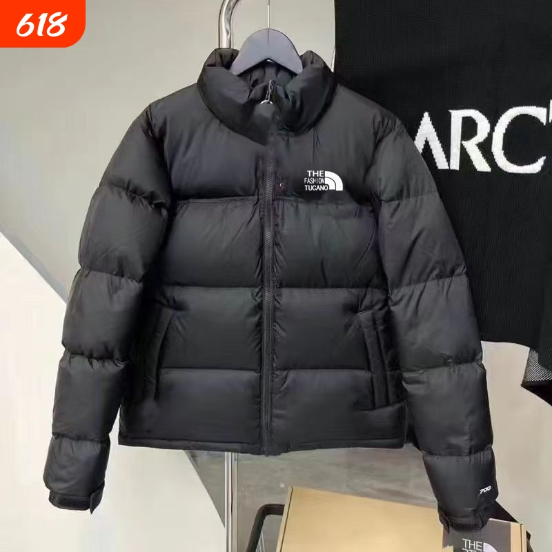 Down Jacket 2024 New Model Black Classic Couple Style 700 Fill Power Trendy Brand Warm Stand Collar Coat White Duck down Waterproof