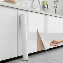 Kitchen Cabinet Sticker Furniture Renovation Wardrobe Cabinet Door Color Change Special Film Oil-proof Sticker Thick Wall Self-adhesive