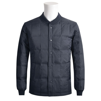 Men's down jacket duck down liner long-sleeved turtleneck thermal underwear for middle-aged and elderly manufacturers new fat dad
