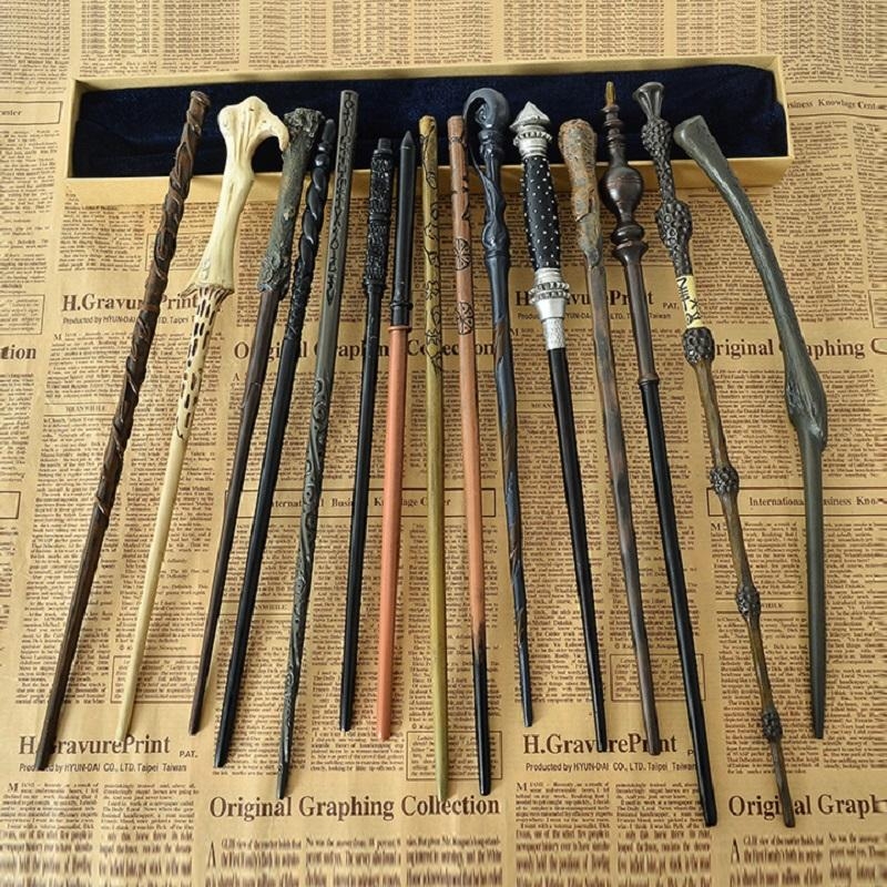 Harry Potter Wand Official Merchandise Universal Studios Interactive Magic Wand Prop Elder Wand Hermione Birthday Gift