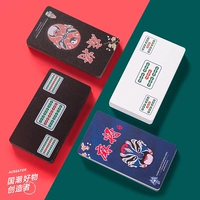 Пластиковые водонепроницаемые матовые прочные сине-белые игральные карты, увеличенная толщина