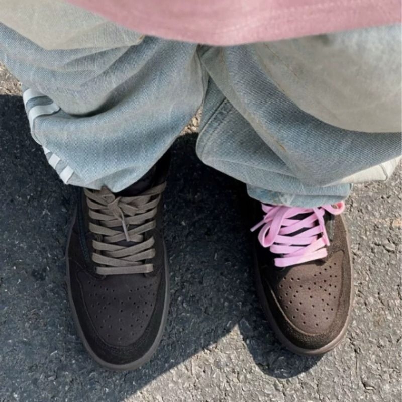 2026 New Retro Lightning Low-Top Men's and Women's Black, Blue, and White Color-Blocking Basketball Shoes, Casual Versatile Outdoor Casual Shoes
