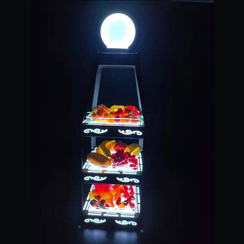 Luminous Fruit Tray Rack LED Bar KTV Snack Dish Creative Fruit Parquet Snack dried fruit Bar fruit tray rack