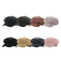 Cap children 2021 new anise cap autumn winter fashion 100 lap net red berets Inron retro Korean version plaid