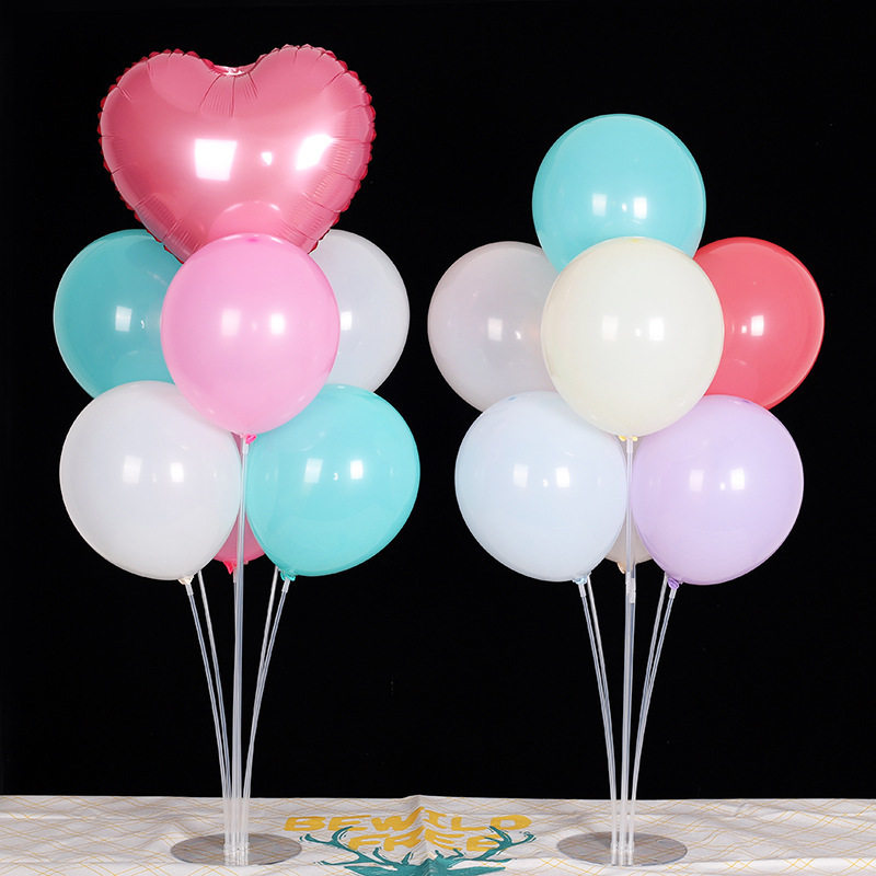 Wedding supplies, wedding room, birthday arrangement, balloon pole, modeling table, floating balloon column accessories, seven-in-one decoration