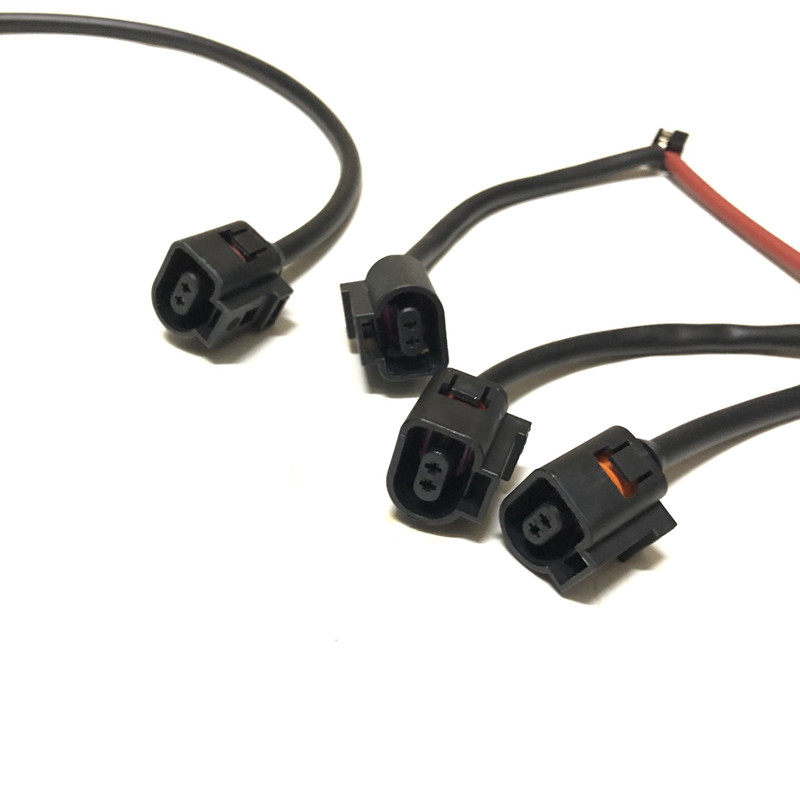 Тормоз будильник шнур 适配奥迪q7大众途锐卡宴 玛卡 前后刹车感应线刹车片报警线刹车线