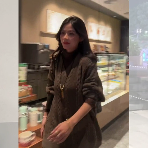 Трикотажный демисезонный короткий свитер, V-образный вырез, изысканный стиль, в корейском стиле, оверсайз