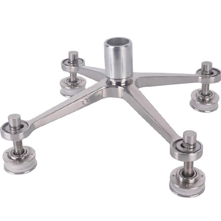 Pivings stainless steel docking claw Four Corners fixed awning single claw support model two Claw Claw glass grip 201