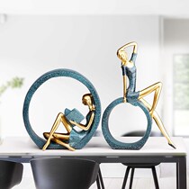 Modern Nordic Home Toilet Wash Bench Decorations Creative Light Lavish Bathroom Toilet Small Trays Accommodating Pendulum