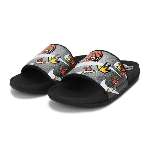 Nike, летние спортивные пляжные слайдеры для отдыха для плавания, тапочки