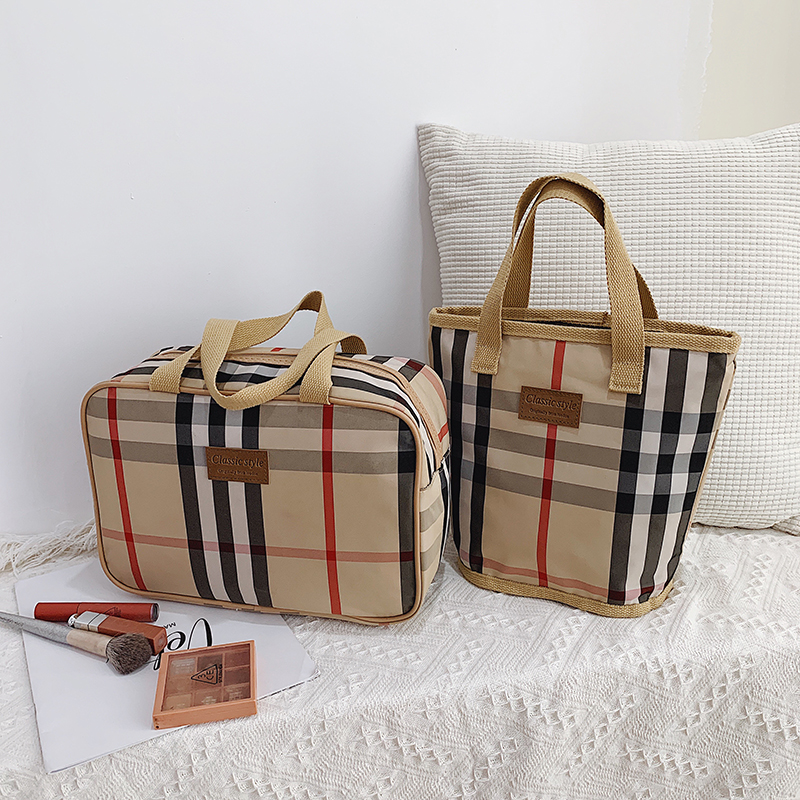 Cosmetic bag women's new portable large capacity storage bag ins wind super fire cute Japanese Korean toiletries