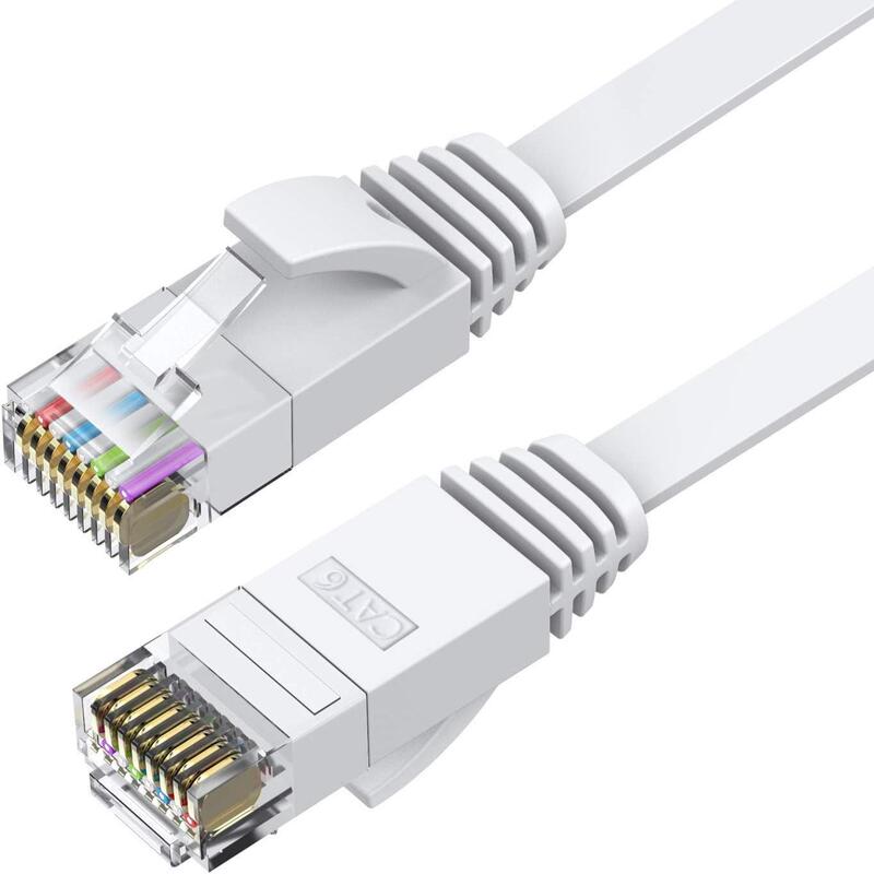 In-Stock Flat Ultra-Thin White Cat6 Home Invisible Wiring Rj45 Computer Internet Connection Cable In-Stock Flat Ultra-Thin White Cat6 Home Invisible Wiring Rj45 Computer Internet Connection Cable