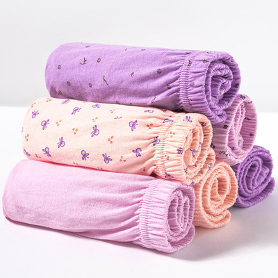 中老年妈妈内裤纯棉大码女奶奶老人高腰短裤宽松裤头全棉三角内裤