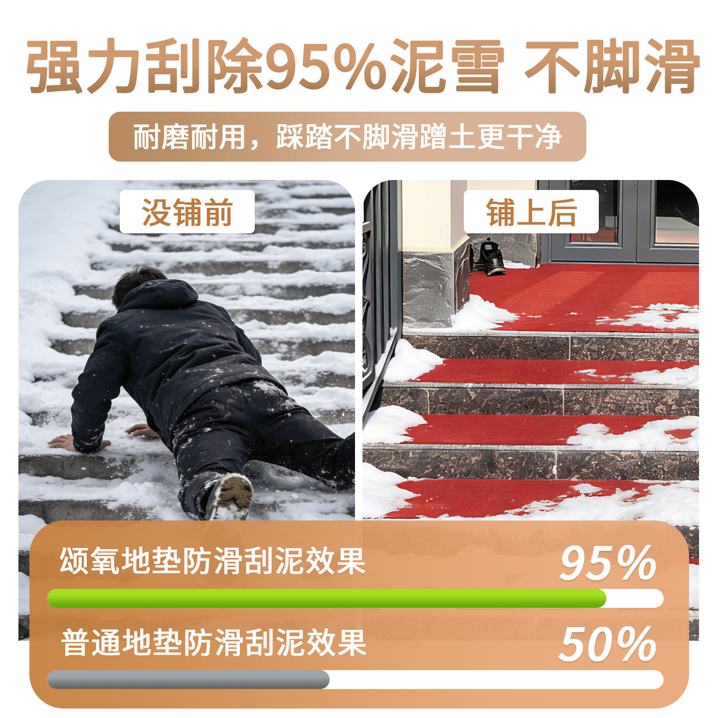 25年最新评测：室外台阶防滑垫怎么选？大理石楼梯踏步垫实测分享，雪天防滑不再滑倒！-旅游-淘宝好物网