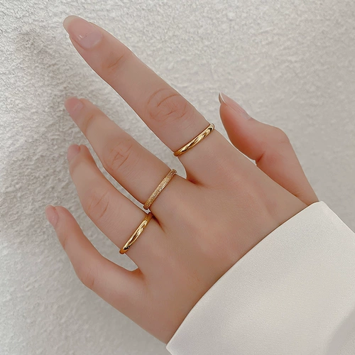 Tide, небольшое дизайнерское модное кольцо, на указательный палец, легкий роскошный стиль, популярно в интернете