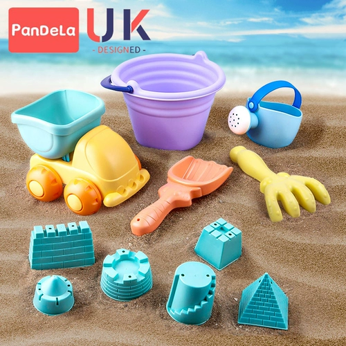 Детская пляжная игрушка, дорожный песок для игр в воде, лопата, комплект