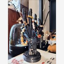 Shelf for small ornaments simulated manipulator watch stand sports medal display stand trapezoidal figure display stand