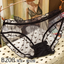  B208 perspective underwear sexy womens sex temptation sexy hot full transparent passion mesh briefs head