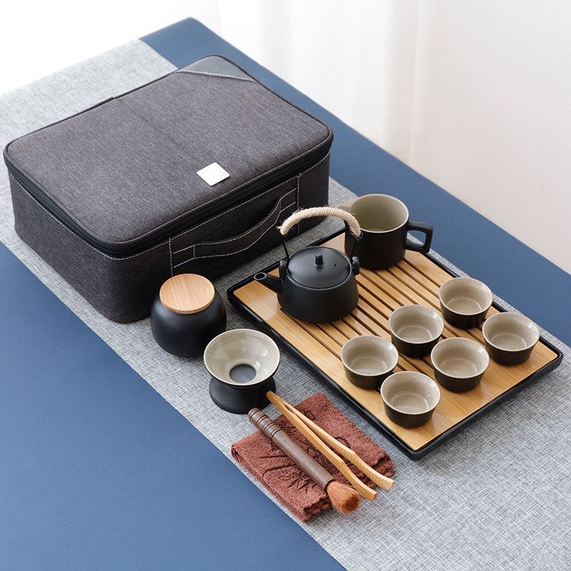Day Style Travel Tea Set Group Home Kung Fu Office Outdoor guests Small sets of portable gifts Custom logos style