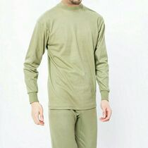 Old-fashioned army green autumn clothes autumn pants mens underwear autumn clothes suit green coal mine underground labor insurance set