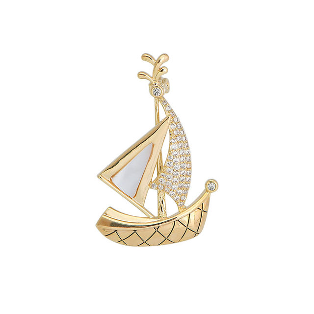 brooch sailboat ຫອຍທໍາມະຊາດ, brooch ຊຸດຄົນອັບເດດ: ແລະ elegant, ຂອງຂວັນວັນພັກ unisex