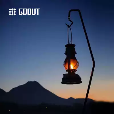 goout outdoor camping iron light stand detachable combination camp light stand kerosene lamp kerosene lamp kerosene lamp fire table bracket