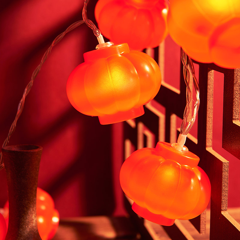 2020 Spring Festival decoration supplies Indoor scene decoration New Year hanging decoration New Year Lantern string light pendant Household lantern