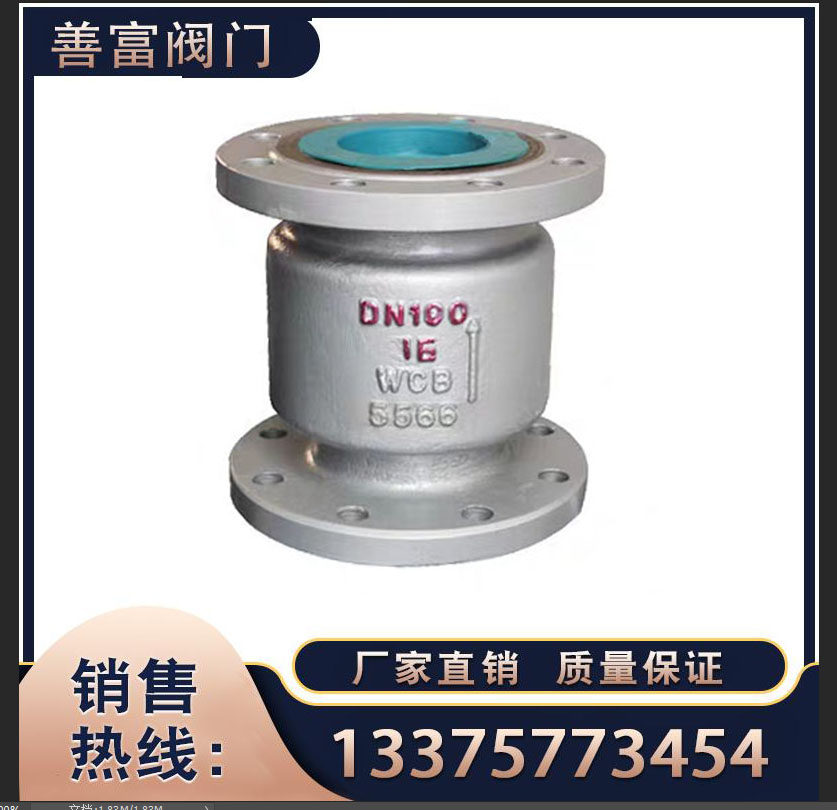 H42H-16C vertical check valve flange cast steel vertical silencer check valve pipe check valve pipe check valve