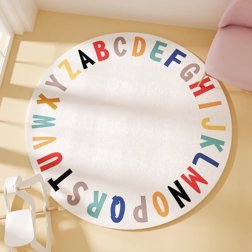 Поймать еженедельный набор подушек круглых ковров, мужского и женского ребенка, годовалый красный ткань, захватывающая макет на день рождения