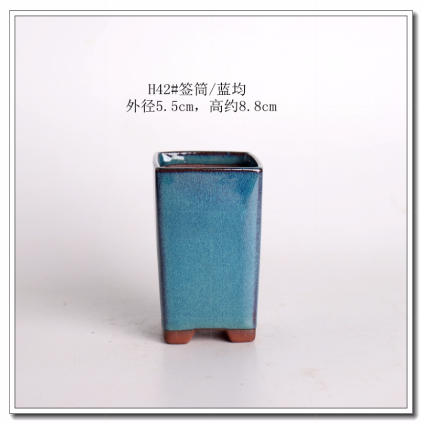 Yixing purple sand control shape fleshy mother - child basin thumb container medium permeability, fleshy are glaze flower pot in the mini, small