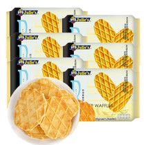 Judith Julies cream thin crispy biscuits egg waffle crispy cake Malaysia imported 35g * 6 bags