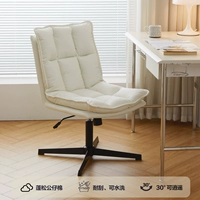 Снежинка белая [экологическая кожа кошачьего когтя] черные четырехзвездочные ножки