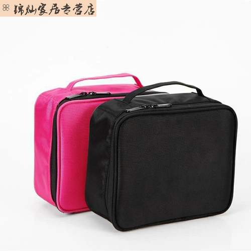 Модная водонепроницаемая вместительная и большая косметичка для путешествий, портативная система хранения, в корейском стиле, ткань оксфорд