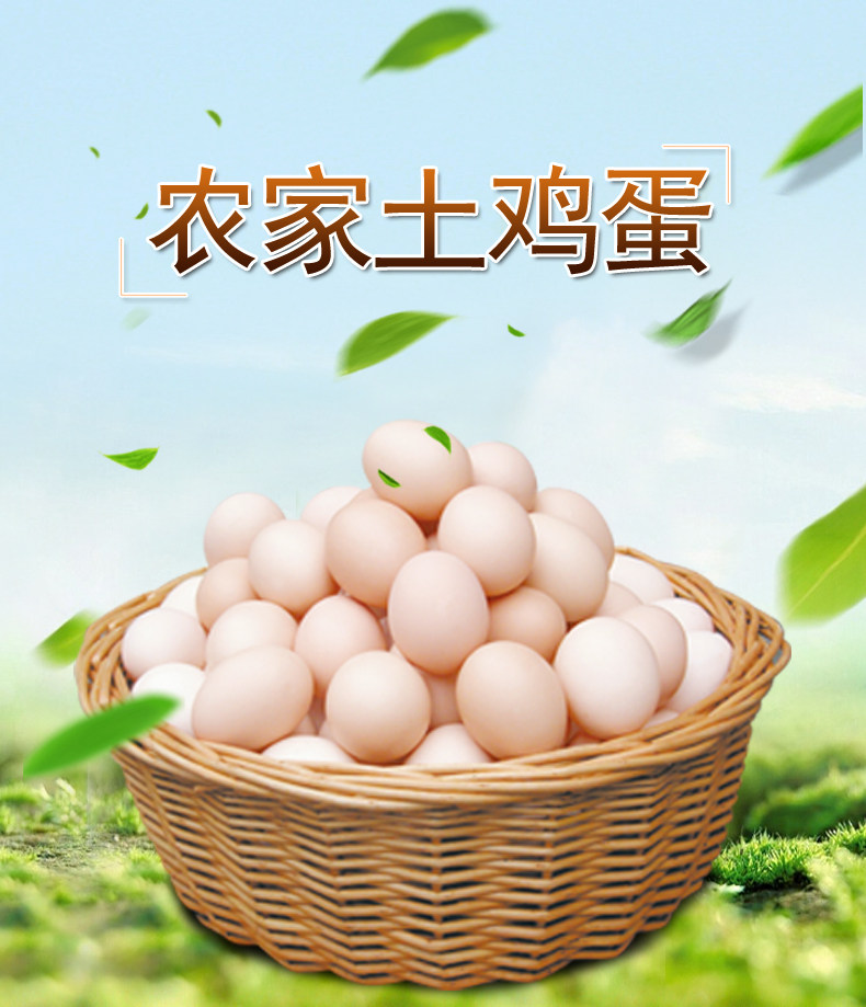 桑村刘大姐 正宗高山散养笨鸡蛋30枚 图1
