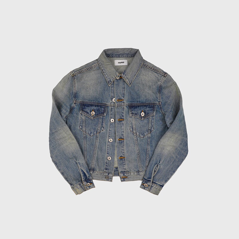 Sun-Dried Type-3 Water-Patterned Denim Jacket, a Genuine Work of Art, Sold Out and No Restock