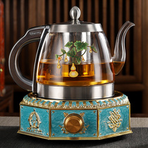 Longshantang Denassen automatic teapot Electric glass kettle Electric pottery stove Tea maker set Household