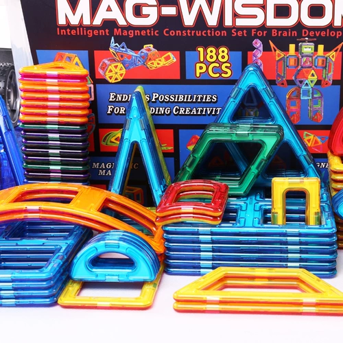 科博 Магнитный детский конструктор, игрушка, сильный магнит для мальчиков и девочек, 10 лет