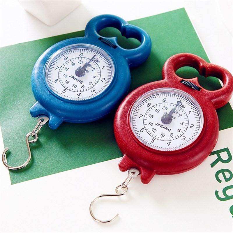 Household Portable Mini Portable Kilogram Scale Kitchen Grocery Shopping Hand Carry Weighing Spring Small Scale Crane Scale Hanging Scale Hand Hook Scale