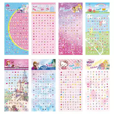 Nail stickers for baby children only add stickers for princess nails Nail Stickers for children Decals for little girls Pink Stickers