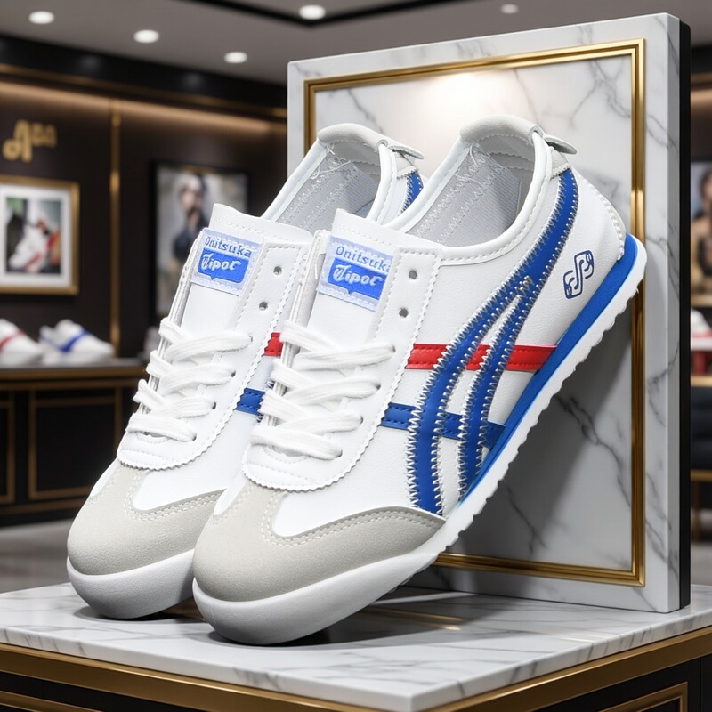 Summer Luxury High-End Genuine Leather Soft-Soled Sneakers, High-Quality Replica Putian Sports Shoes, Breathable Zuntiger Men's and Women's Shoes