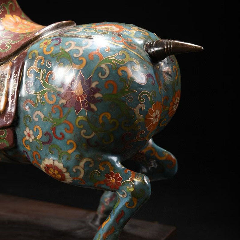 中国古美術・純銅鎏金掐絲工芸ブレスレット・純手作り・細密彫・透かし浮彫・純銅製 中国古美術・純銅鎏金掐絲工芸ブレスレット・純手作り・細密彫