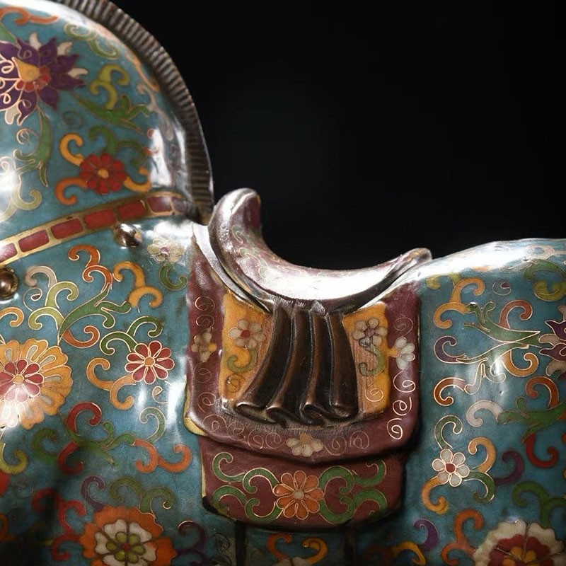 ♦中国 景泰藍？琺瑯彩 龍 置物飾り 七宝焼 古玩 古美術品 美術品 骨董品 Amazon.co.jp: 中国美術 景泰藍 銅胎琺瑯彩金龍紋筆洗 清朝期 双龍戯珠