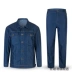 Áo khoác denim mùa hè phù hợp với nam giới dài tay chống mài mòn thợ hàn điện thợ điện mỏng phần thoáng khí bảo hiểm lao động quần áo áo khoác - Bộ đồ