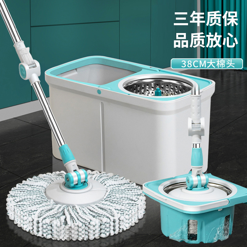 2026 New Model Spin Mop, Hands-Free, One-Step Cleaning, Household Lazy Mop, Internet-Famous Mop, Dual-Drive, Water-Absorbing