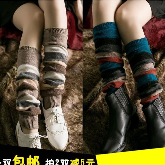 Internet celebrity socks for women super hot coffee color socks pile socks socks shoes for women 2023 autumn socks for women trendy Internet celebrity models